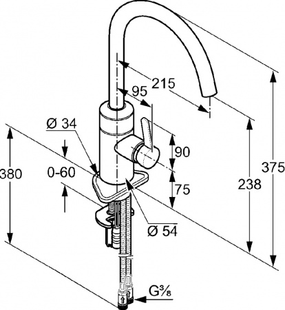 ��������� Kludi E-GO 422000575 ��� �������� �����