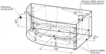 ��������� ����� Radomir Vannesa Massage ������ 140�95, � �������������, �������� � �������, �����, R