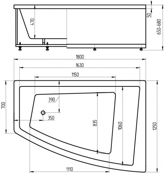 ��������� ����� ������� ������ ORK180-0000009 180x125 R, ��������� ������