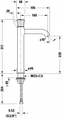 ��������� Duravit White Tulip WT1040002010 ��� ��������