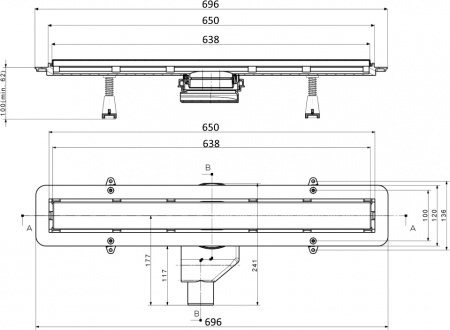   Pestan Confluo Frameless Line 650 gold