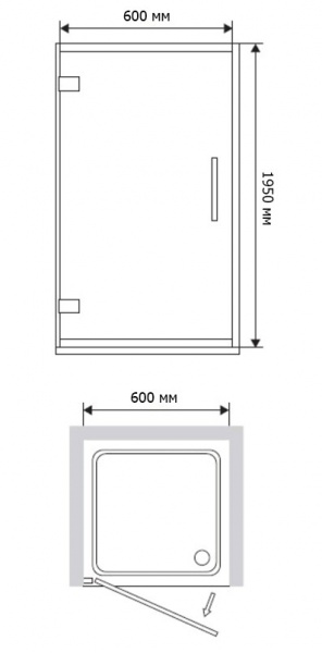 ������� ����� RGW Hotel HO-01 600�1950