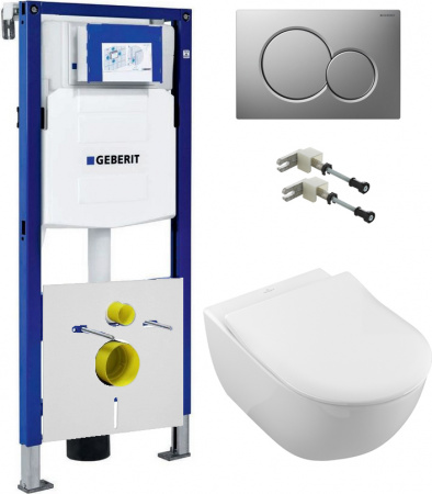 ��������  ������ ��������� Villeroy & Boch Subway 2.0 5614R201 alpin + ������� ����������� ��� �������� Geberit Duofix UP320 111.300.00.5 + ������ ���