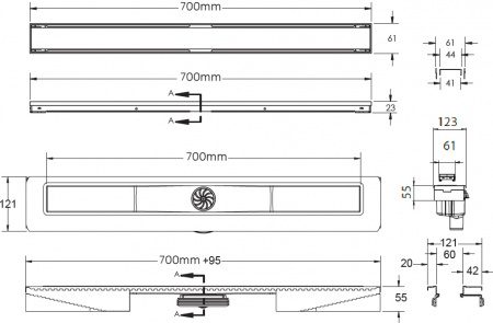  Berges Wasserhaus B1 Keramik 090018 70 