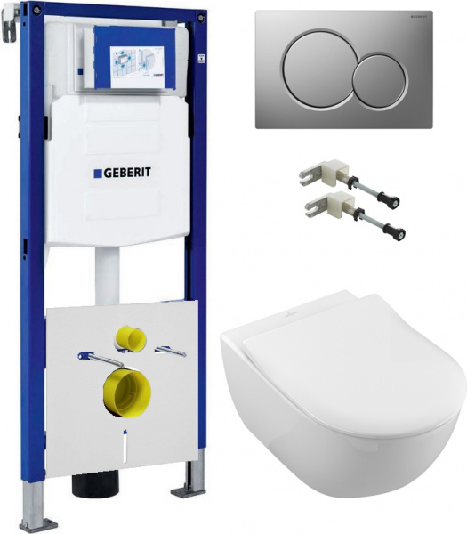 ��������  ������ ��������� Villeroy & Boch Subway 2.0 5614R201 alpin + ������� ����������� ��� �������� Geberit Duofix UP320 111.300.00.5 + ������ ���