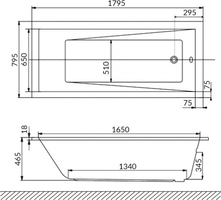 ��������� ����� Excellent Wave Slim WAEX.WAV18S.RELAX 180x80