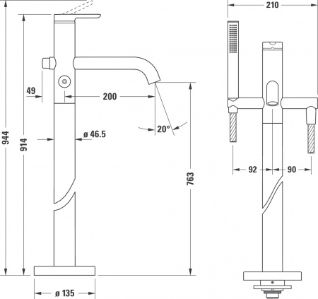 ��������� Duravit C.1 C15250000010 ���������, ��� ����� � �����