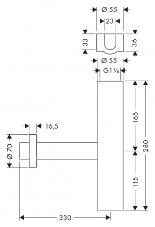 ����� ��� �������� Hansgrohe Flowstar 52100000
