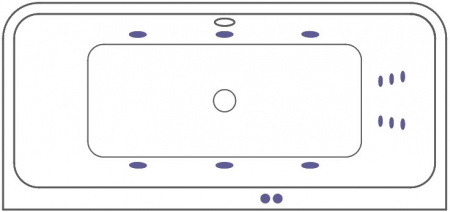 ��������� ����� Excellent Arana WAEX.ARA18.LINE 180x80