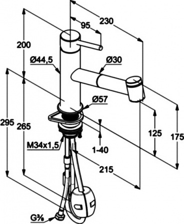 ��������� Kludi Steel 44851F860 ��� �������� �����