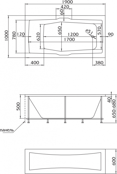 ��������� ����� 1MarKa Korsika 190x100