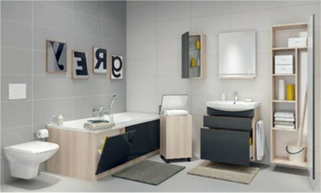 ��������� ����� Cersanit Smart 170x80 L + ����-�������