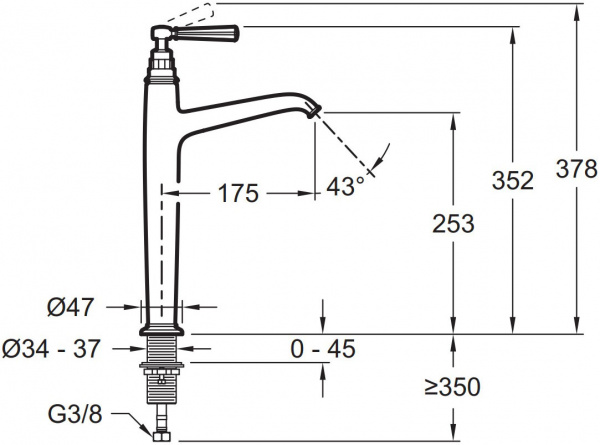 ��������� Jacob Delafon Cleo1889 E24309-CP ��� ��������