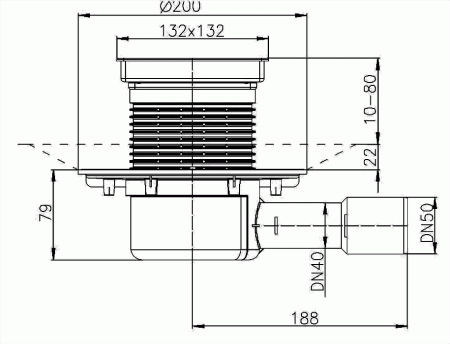 HL 510NPr-3020 ������ -���� � �������������� �������� DN40/50