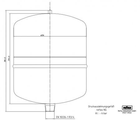 Reflex NG 8, �����, ���������� �������������� ���, ����������� 6/1,5 ���, ���. 8230100