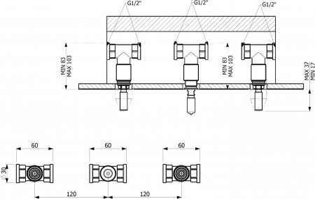 ��������� Villeroy & Boch Dawn TVW10612A15161 � ���������� ������, ��� ��������