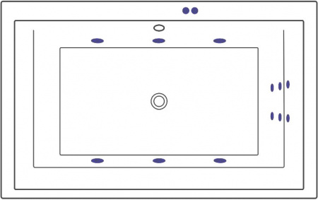 ��������� ����� Excellent Crown Lux WAEX.CRO19.LINE 190x120
