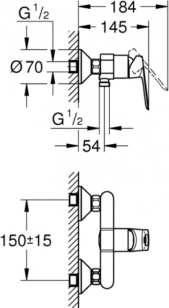 ��������� Grohe BauLoop 23634000 ��� ����