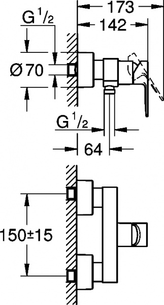 ��������� Grohe Lineare New 33865001 ��� ����