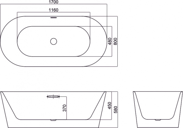 ��������� ����� Black&White Swan SB103 170x80