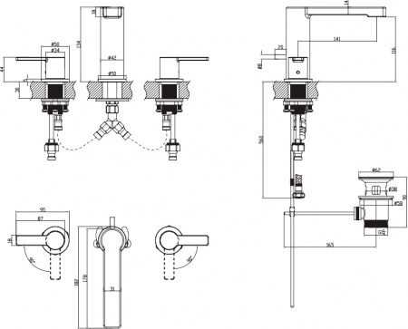 ��������� Villeroy & Boch Architectura TVW10310811061 ��� ��������