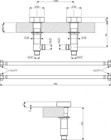 ��������� Villeroy & Boch Dawn TVT10651015261 �� ���� �����