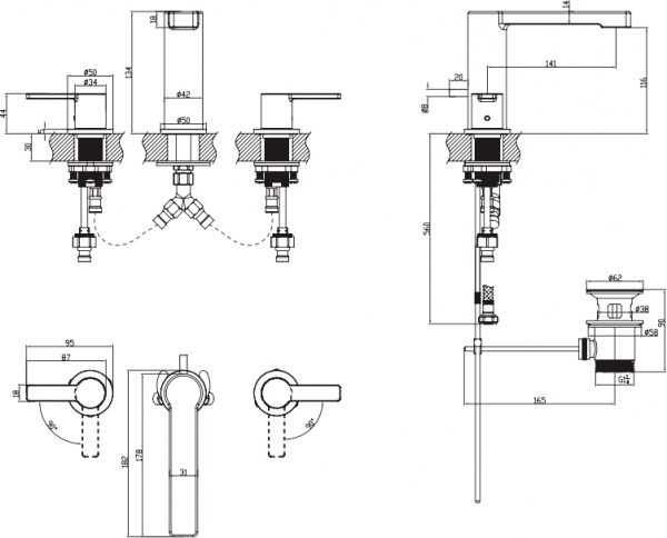 ��������� Villeroy & Boch Architectura TVW10310811061 ��� ��������
