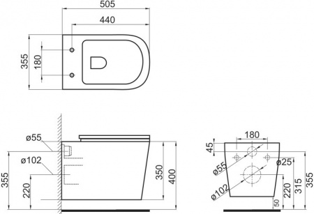   BelBagno Veneto BB132CHR