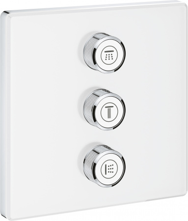 ������������� ������� Grohe Grohtherm SmartControl 29158LS0 �� ��� �����������, moon white