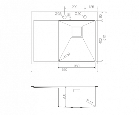 ����� �������� Omoikiri Akisame 65-IN-R ����������� �����