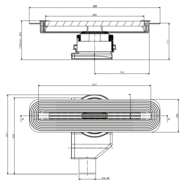 ������� ����� Pestan Confluo Slim Line 550 � �������� 13100032