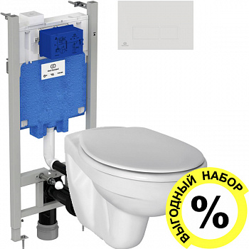 ��������  ���� ��� ������� ���������� Ideal Standard Ecco W740601 + W302601 + R046367 + ������ �����