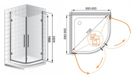 ������� ������ Cezares Retro scorrevole R2 90 CP Br