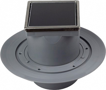   Pestan Confluo Standard Vertical Dry Black Glass 13000110 