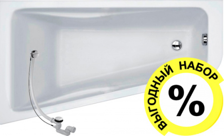 ��������� ����� Jacob Delafon Odeon Up 160x90 L + ����-�������