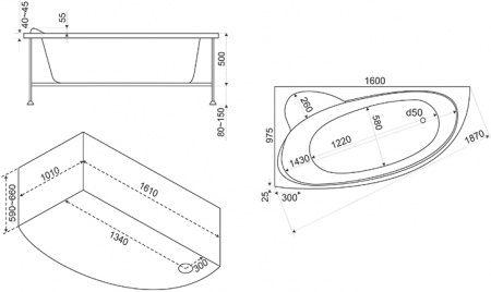 ��������� ����� Bas ����� 160x100 L