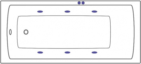 ��������� ����� Excellent Aquaria WAEX.AQU17.SOFT 170x75