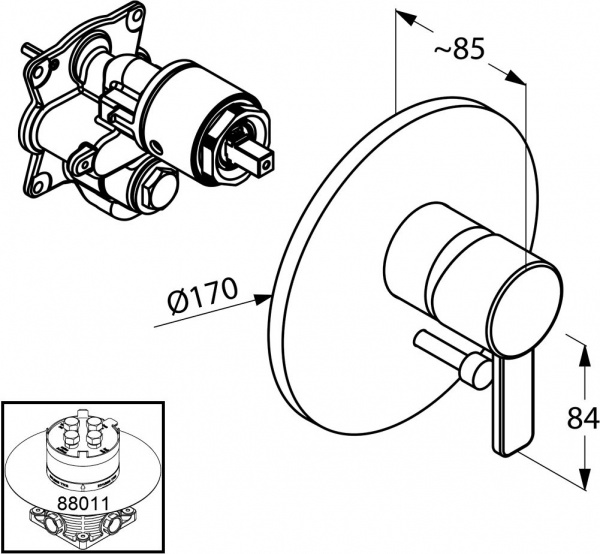 ��������� Kludi Zenta 386508675 ��� ����� � �����