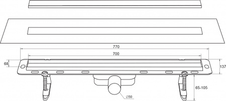   Winkiel Ekoline Vetro White WDO-700-09-4410
