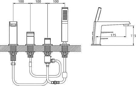 ��������� BelBagno Arlie ARL VIM4 CRM �� ���� �����