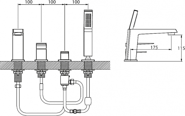 ��������� BelBagno Arlie ARL VIM4 CRM �� ���� �����
