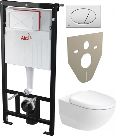 �������� ������ ��������� Duravit Architec 45720900A1 + ������� ����������� ��� �������� AlcaPlast Sadromodul AM101/1120-001 � ����� ������� � �������������