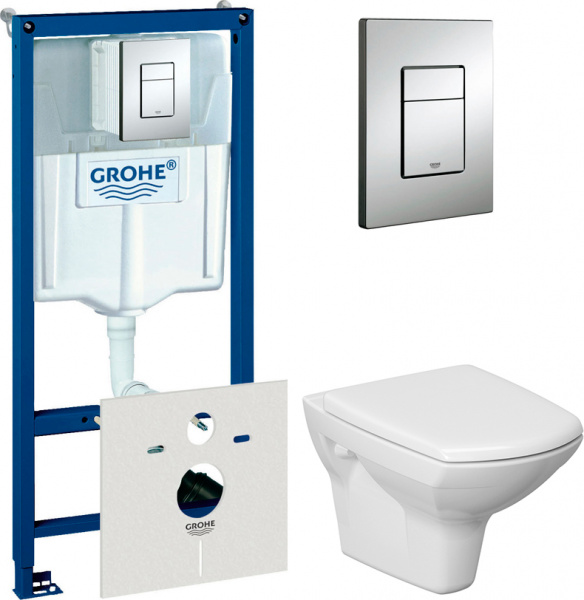 �������� ������ ��������� Cersanit Carina new clean on + ������� ����������� 4 � 1 � ������� �����