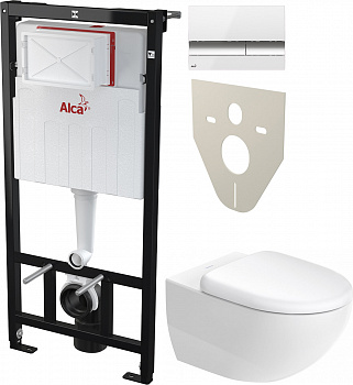 ��������  ������ ��������� Duravit Architec 45720900A1 + ������� ����������� ��� �������� AlcaPlast AM101/1120-4:1RS M1720-1-001