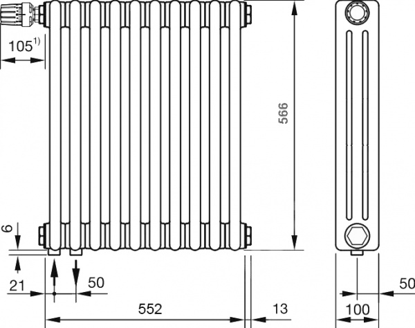   Zehnder Charleston Completto C3057/12 3-,  V001, 