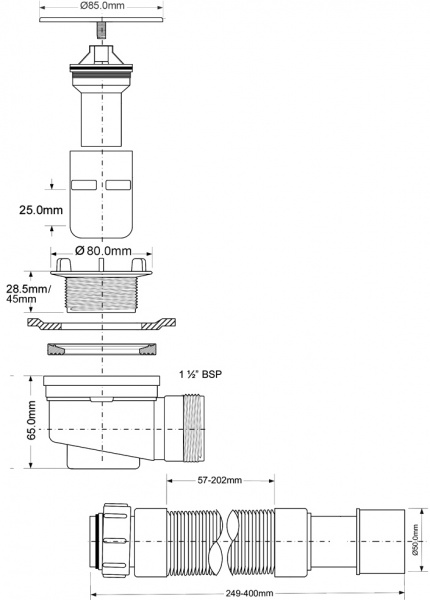 ����� ��� ������� McAlpine MRS6C-SLF-65