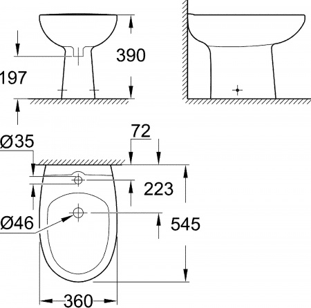 ���� ��������� Grohe Bau Ceramic 39432000