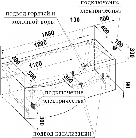 ��������� ����� Radomir Vannesa Massage 2-77-2-1-0-209 ������� 170�95, � �������������, �������� � �������, �����, L