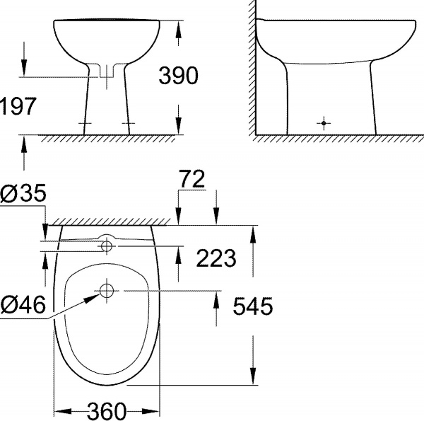 ���� ��������� Grohe Bau Ceramic 39432000