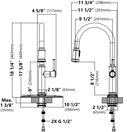 ��������� Kraus Sellette KPF-1682ORB ��� �������� �����